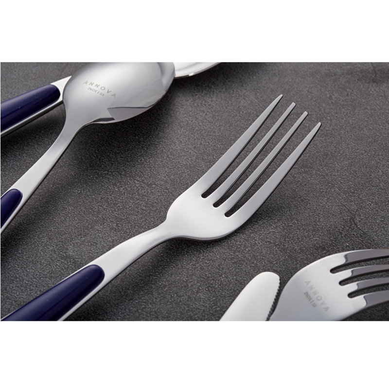 ANNOVA Stainless Steel Flatware Set - Service for 4, Blue