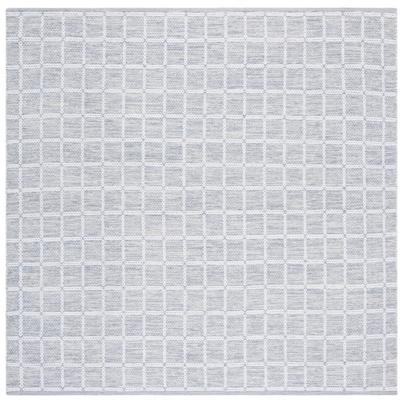 Mateja 977 Area Rug In Grey / Ivory, Square 6'