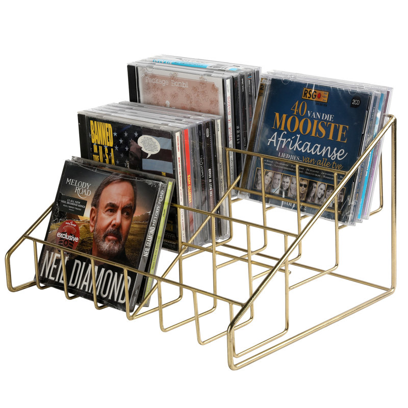 Metal 30.7cm H Media Shelves
