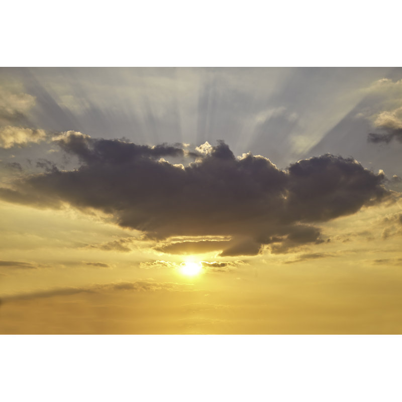 Sunset Background by ThinkDeep - Wrapped Canvas Print, 30cm H x 46cm W