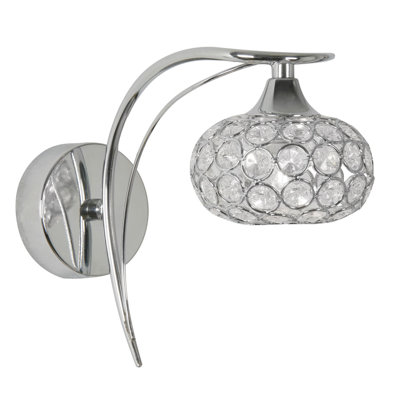 Aryana Electroplated Metal Armed Sconce