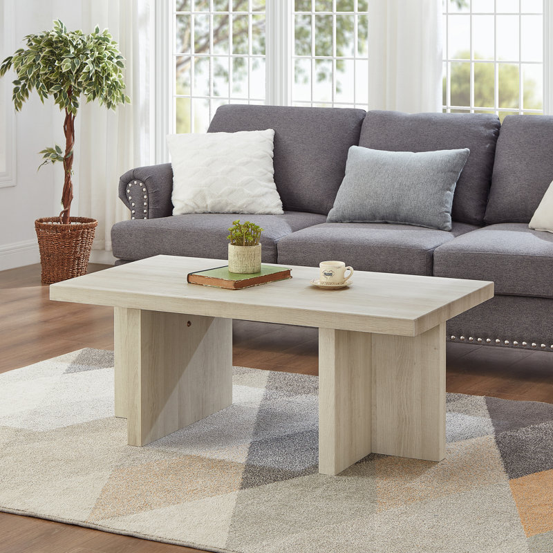 Breunig Contemporary Coffee Table, White
