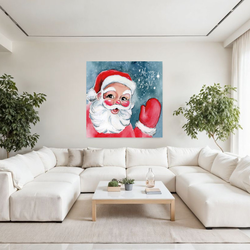Contemporary Art Abstract Contemporary Winter Art by Katrina Pete - Wrapped Canvas Print, 121.92 cm H x 121.92 cm W