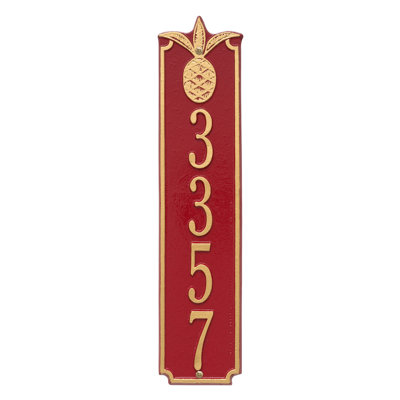 Plaque d'adresse murale personnalisée 4 lignes Hagen