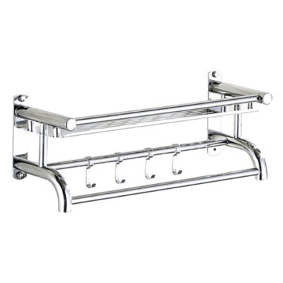 Denaya Stainless Steel Wall Mounted Required Bathroom Shelves