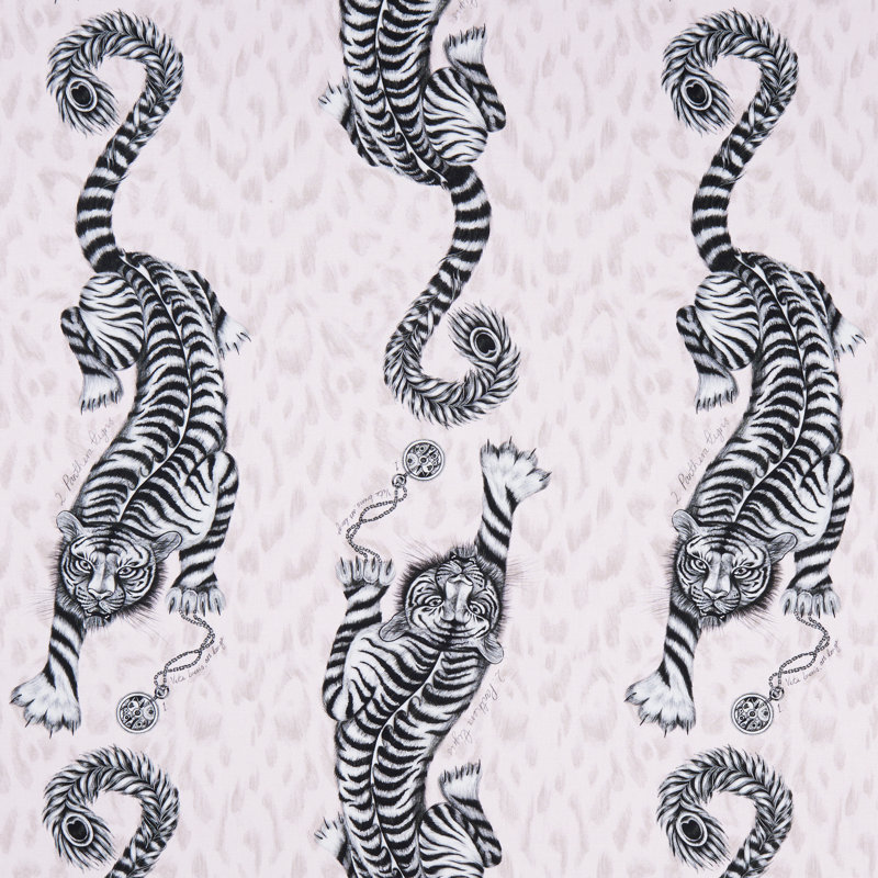 Tigris Fabric, Pink