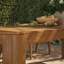 Table de salle à manger d'extérieur Kona de 87 pouces en teck naturel-470964379