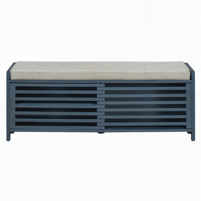 Shoe Bench with Storage and Cushion