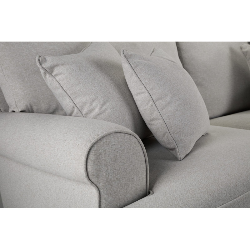 Adama 2 Seater Sofa, Light Gray
