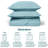 Lightweight Summer Bedspreads - 3 Piece Oversized Quilt Set - Reversible Coverlet Set - Twin Size-123016147-123016134