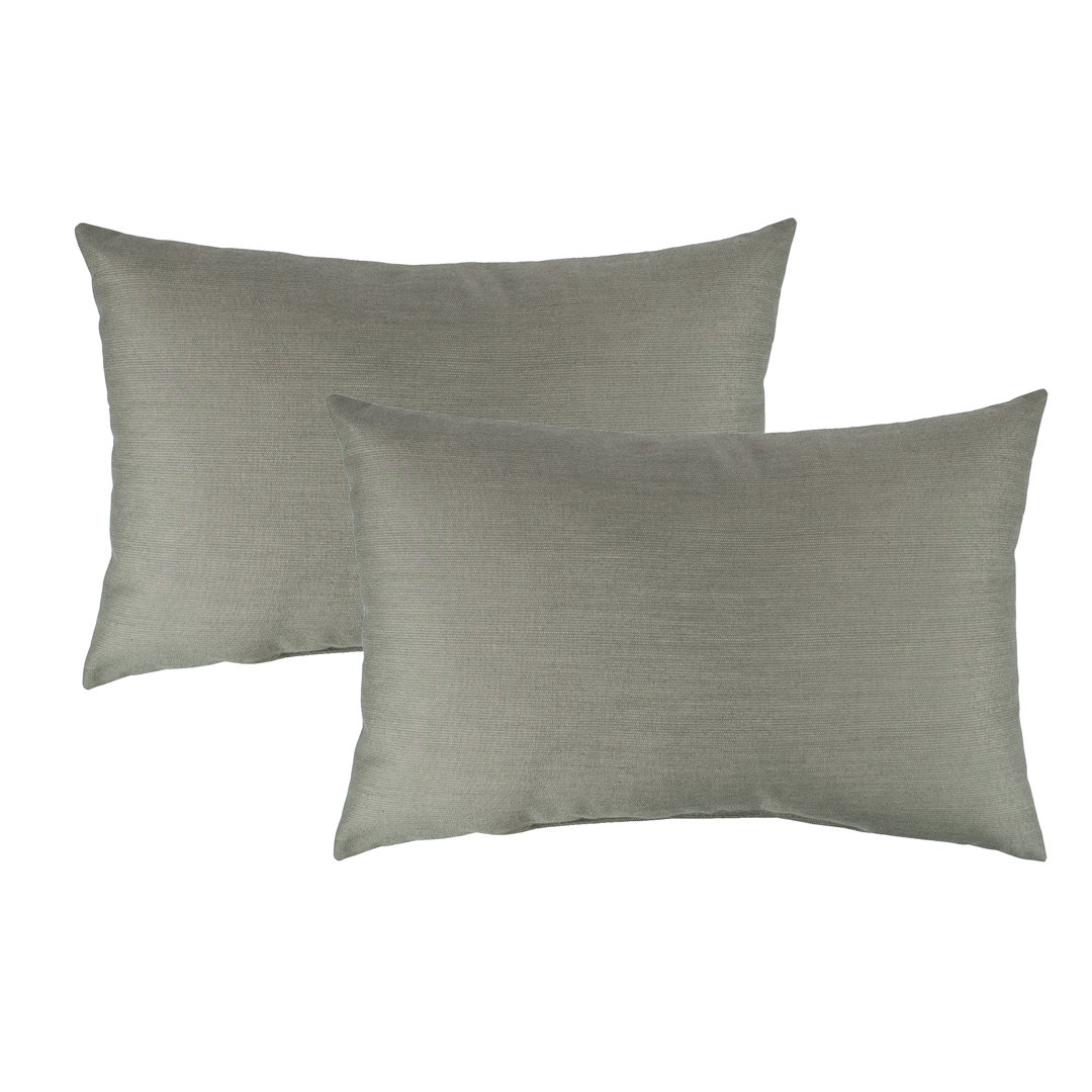 Spectrum Outdoor Sunbrella Lumbar Pillow (Set of 2) Austin Horn Classics