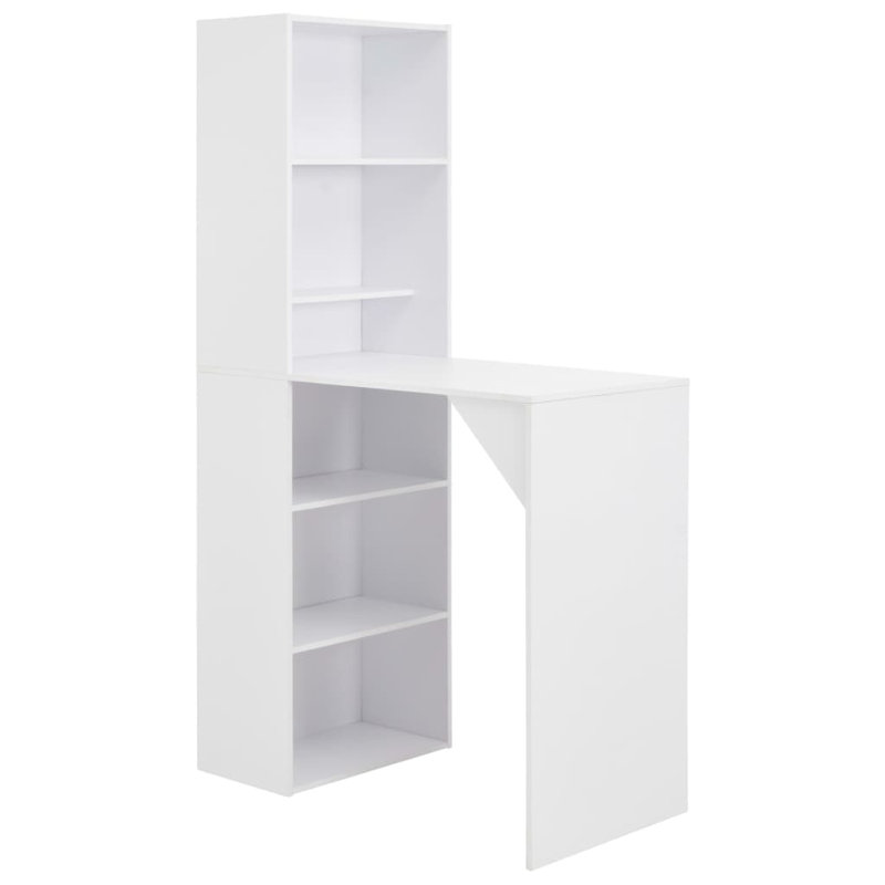 Dourdain Dining Table, White, Oak