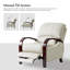 Fauteuil inclinable standard en cuir véritable Hardge-248566283