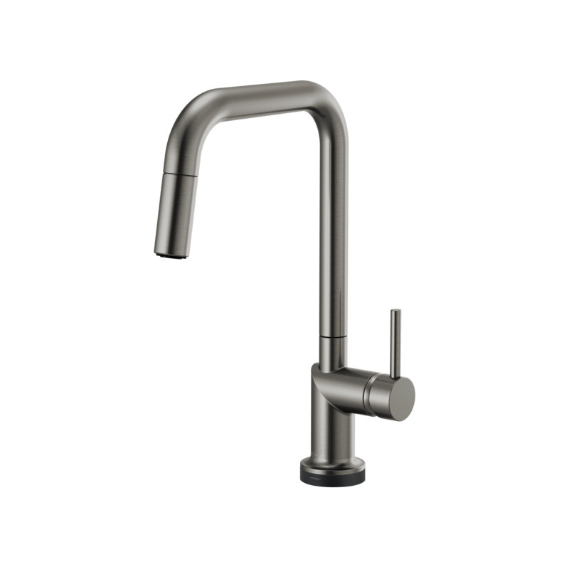 Odin® SmartTouch® Pull-Down Faucet with Square Spout, Lever, Luxe Steel