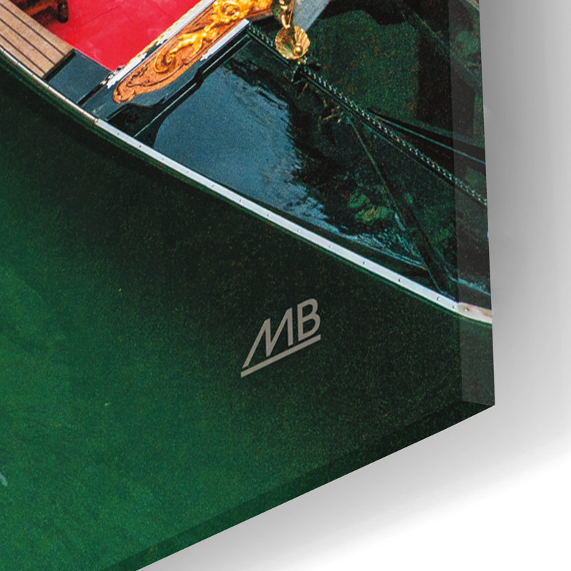 «Venetian Dream» par Max Blakesberg, art mural en verre acrylique, H 24 po x l 16 po