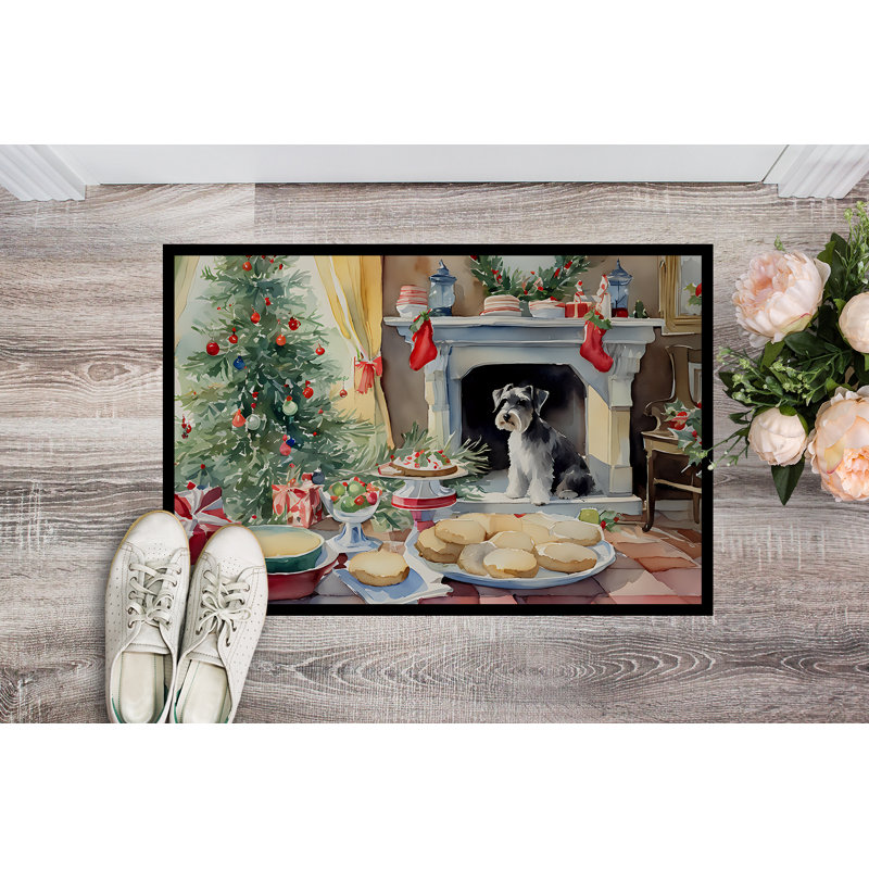 Paillasson Schnauzer Junya DAC3879, L 18 po x L 27 po