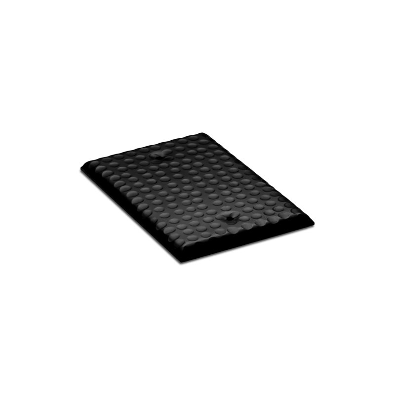 Plaque murale vide, Noir mat