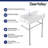 Rectangular 30 Ceramic Console Sink White Basin with Overflow Single Faucet Hole-91441119