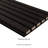 SereniSlats Raven 94.5 in. x 9.5 in. 3D Fluted Wood Slat Acoustic Sound Absorbing Wall Paneling -124325794