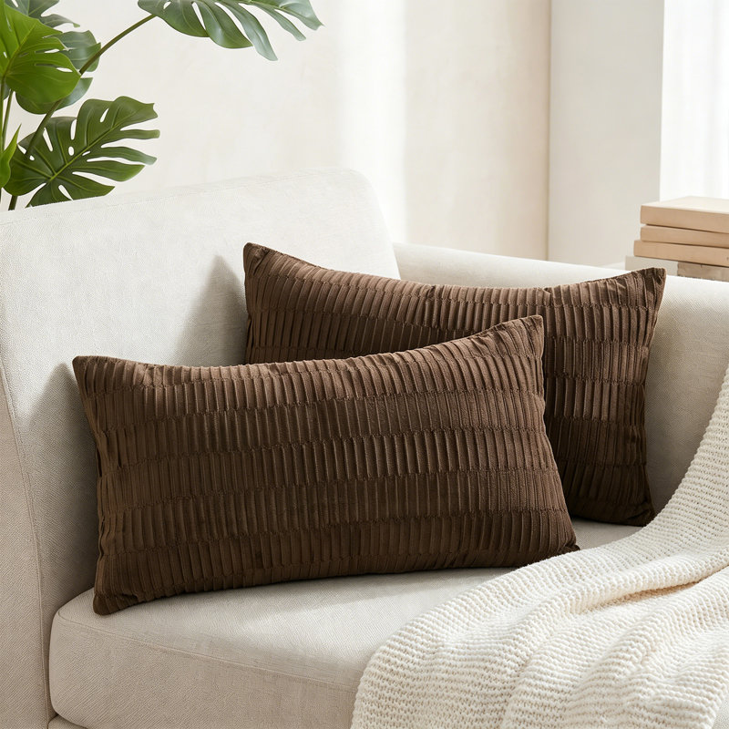 Housses de coussin en velours plissé, Carafe