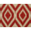 Geometric Area Rug in Red/Beige