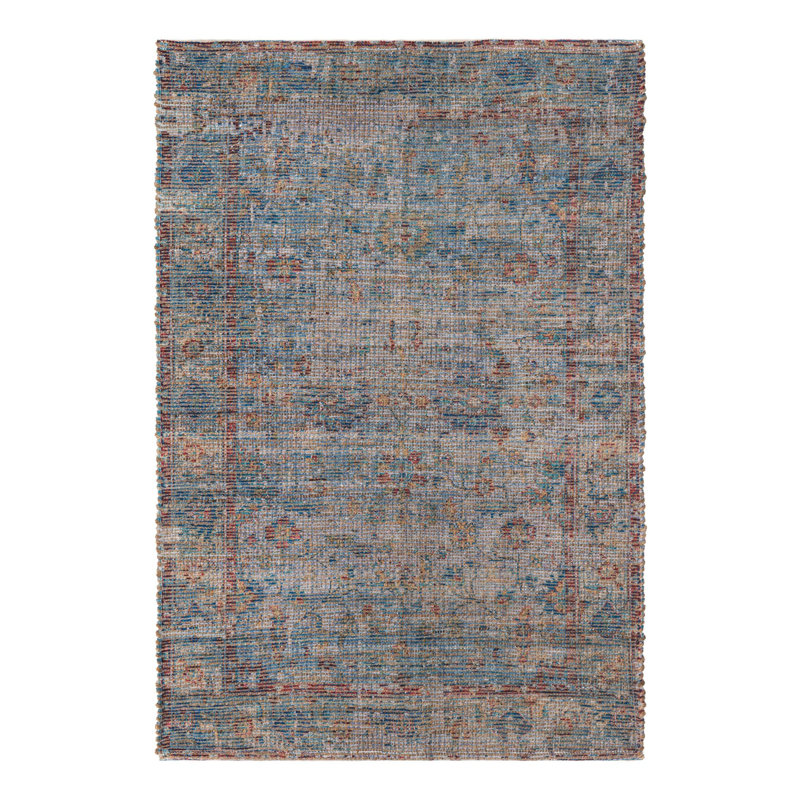 Tapis Watkin - bleu sarcelle, Rectangle 4 pi 1 po x 6 pi 1 po
