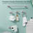8 Pieces Bathroom Hardware Accessories Set, Sus304 Thicken Stainless Steel 24 Inch Towel Bar Holder Set, Modern Towel Racks For Bathroom Wall Mounted-117410967