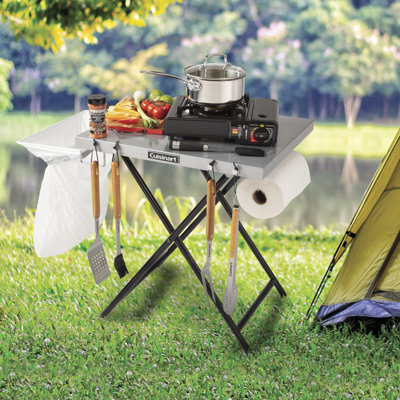 Fold ''N Go Prep Table and Grill Stand
