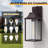 Mozingo 1-Light Outdoor Wall Lantern with Dusk to Dawn-1607469179-1585090790