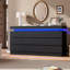 Commode 12 tiroirs pour la chambre à coucher - Commode de 63 po de largeur avec lumière DEL et station de charge, grand meuble télé multifonctionnel pour le salon, le vestibule, le couloir, noir-736796381-723340339