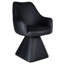 Ensemble de salle à manger 5 pièces - Table noire avec chaise noire