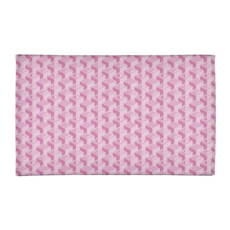 Tapis rose pâle/rose skyscrapers classic, Rectangle 4 pi x 6 pi
