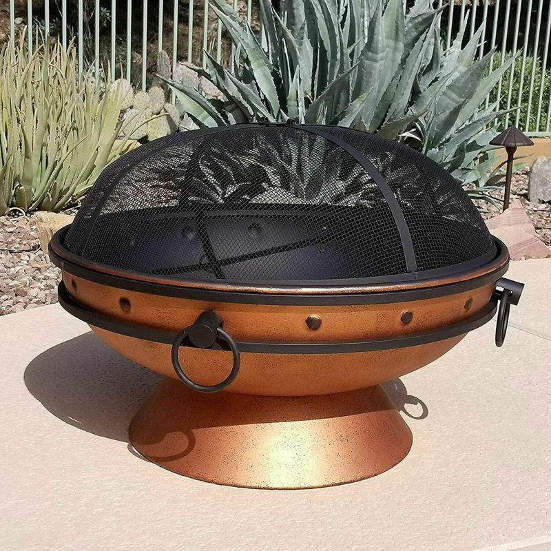 Mckinnie Round Cast Iron Smokeless Fire Pit