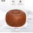 Unfilled Moroccan storage bag footstool
