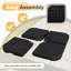 Base de parasol en plastique Humiston