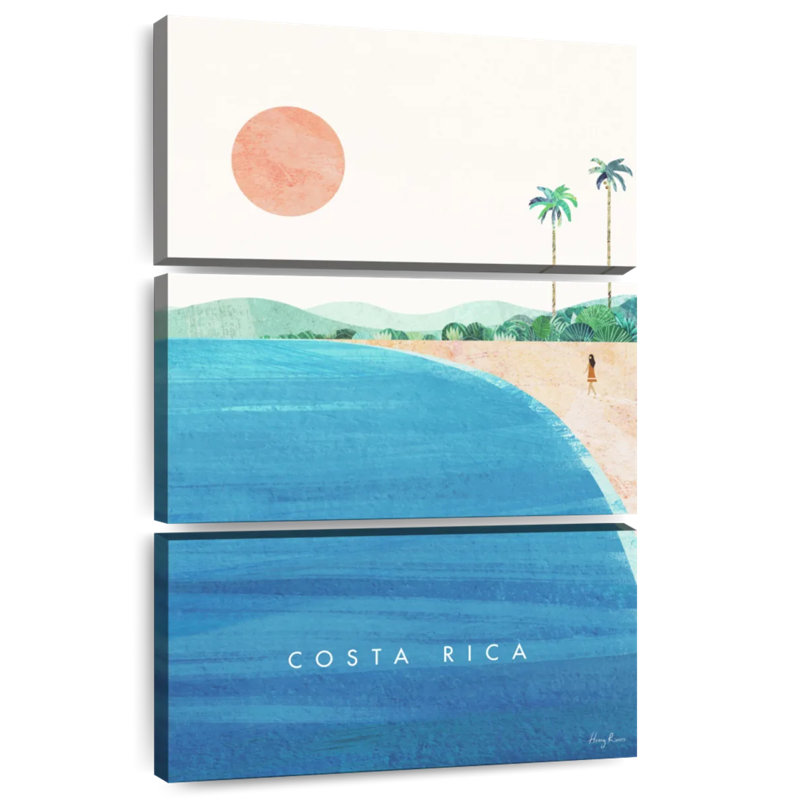 Affiche de voyage Masam Costa Rica, H 32 po x l 20 po