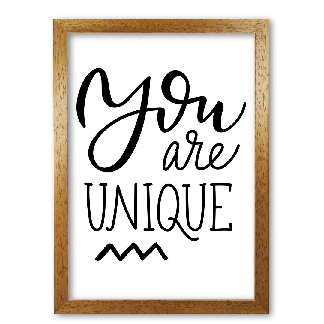 Poster You Are Unique