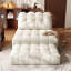 Canapé blanc modulaire en chenille