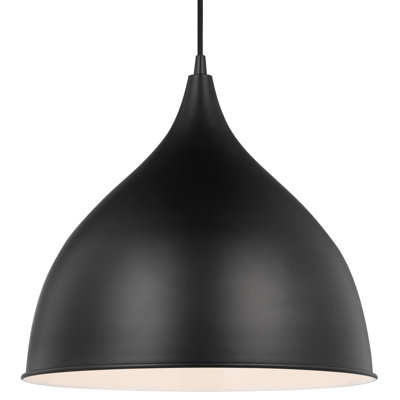 Luminaire suspendu en forme de dôme à 1 lumière Newman