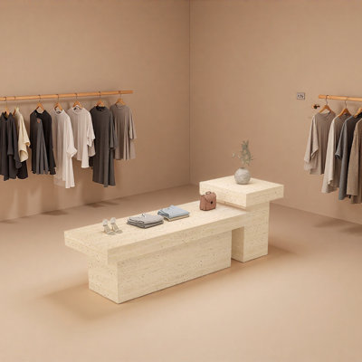 High-end display table for clothing store