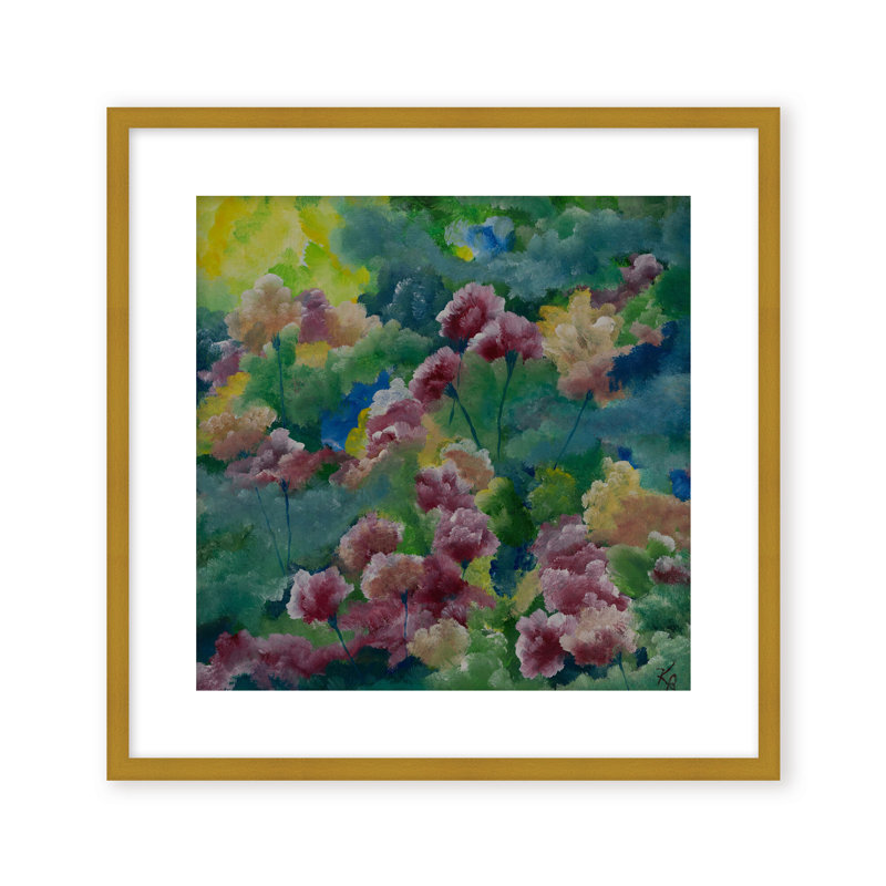 Nature Inspired "Petals of Spring" Canvas Wall Art By , 30" H x 30" W, Framed Canvas, Beige