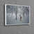 White Floater Framed