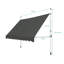17 Stories 300 cm W x 120 cm D Damask Fabric Retractable Patio Awning