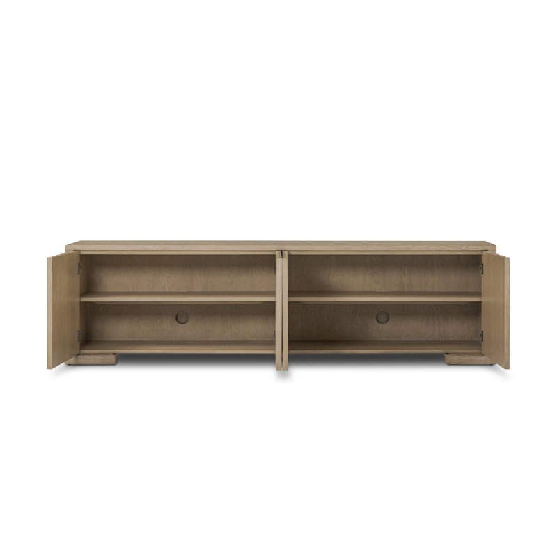 RAMOS MEDIA CONSOLE-BLEACHED OAK