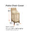 Housse pour chaise de patio Paulding