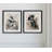Sketchy Study Collie - 2 Piece Single Picture Frame Set