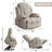 Electric Power Lift Recliner Chair With Heat, Massage, USB Port, And Side Pocket For Elderly Comfort And Support In Living Room-1355327092