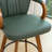 Modern Upholstered Leather Swivel 26 inch Counter Stools (Set of 4)-124579611-124579610-124579612