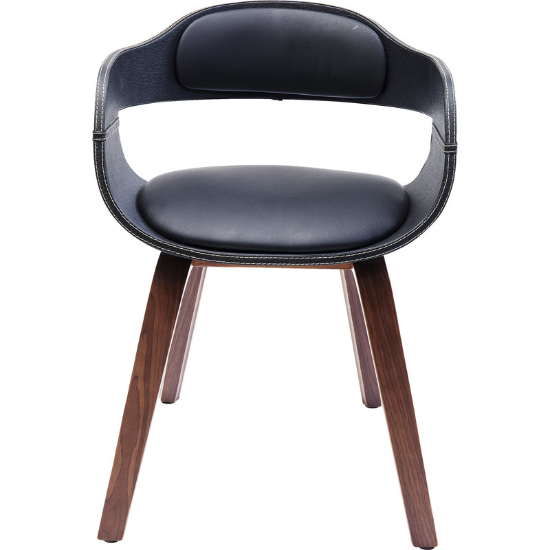 Costa Walnut armchair, Black walnut