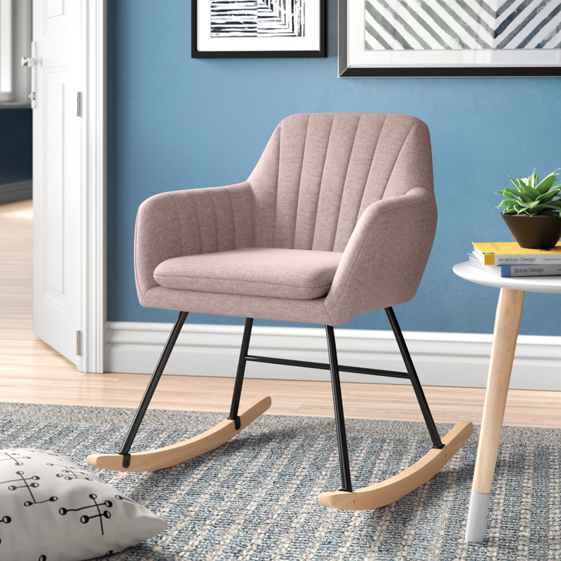 Mullinax Rocking Chair, Pink